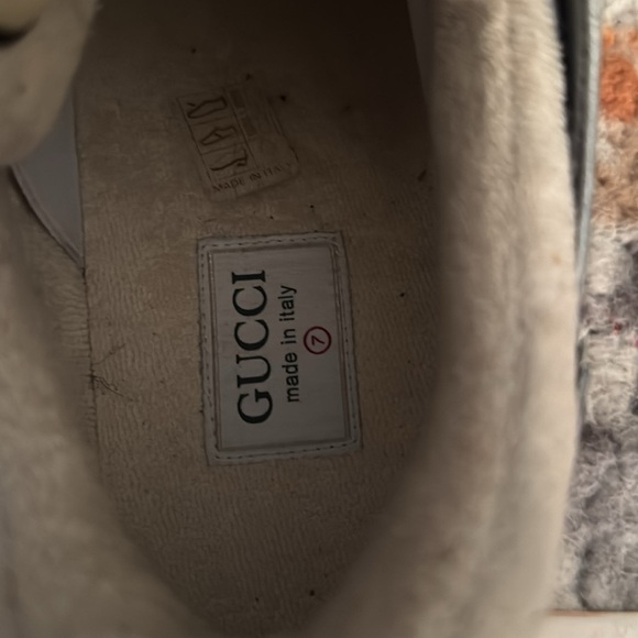 Gucci Ultraspace Sneakers size men's 7 or women's 10 GG Tennis Shoes 040 - Picture 13 of 16